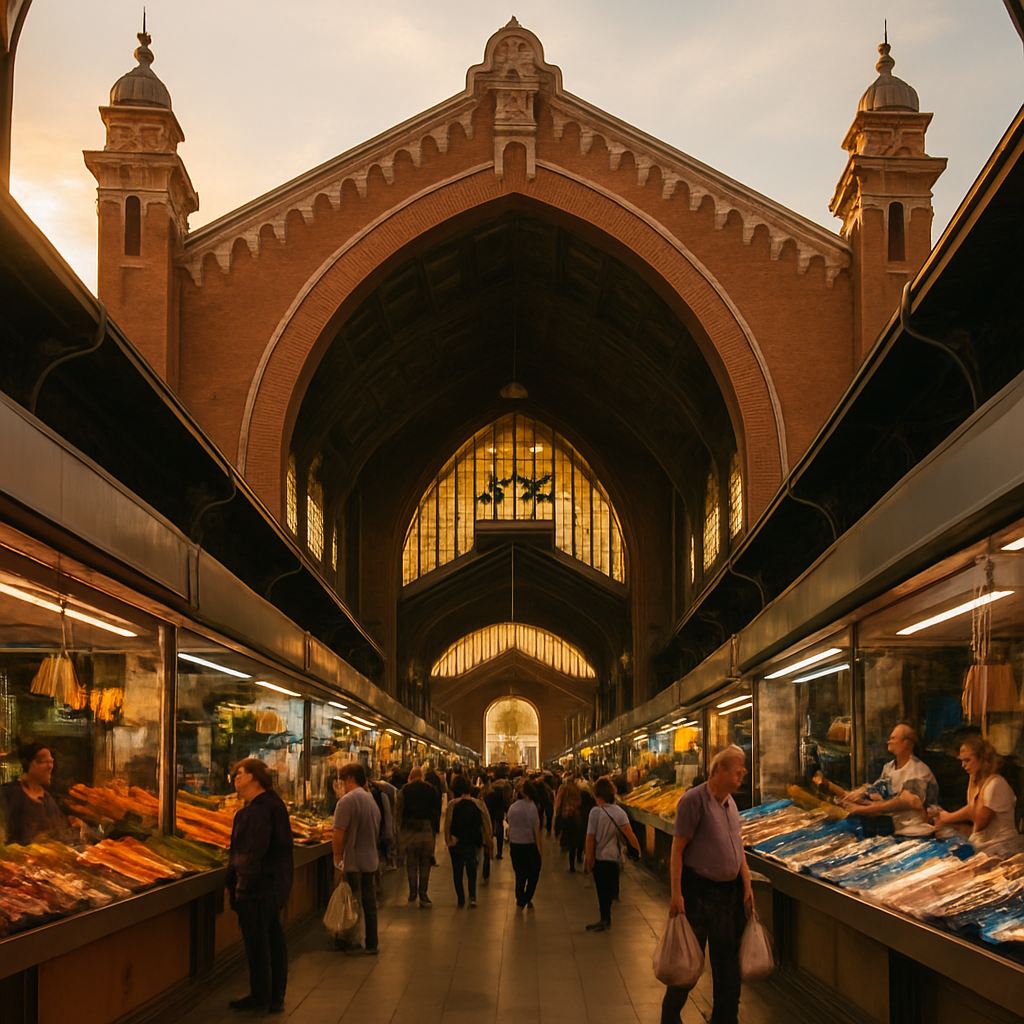 Illustration of Mercado Central