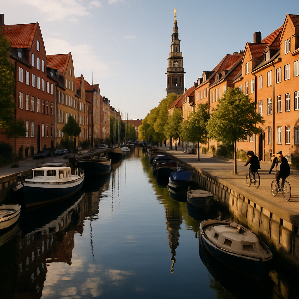 Illustration of Christianshavn Canal
