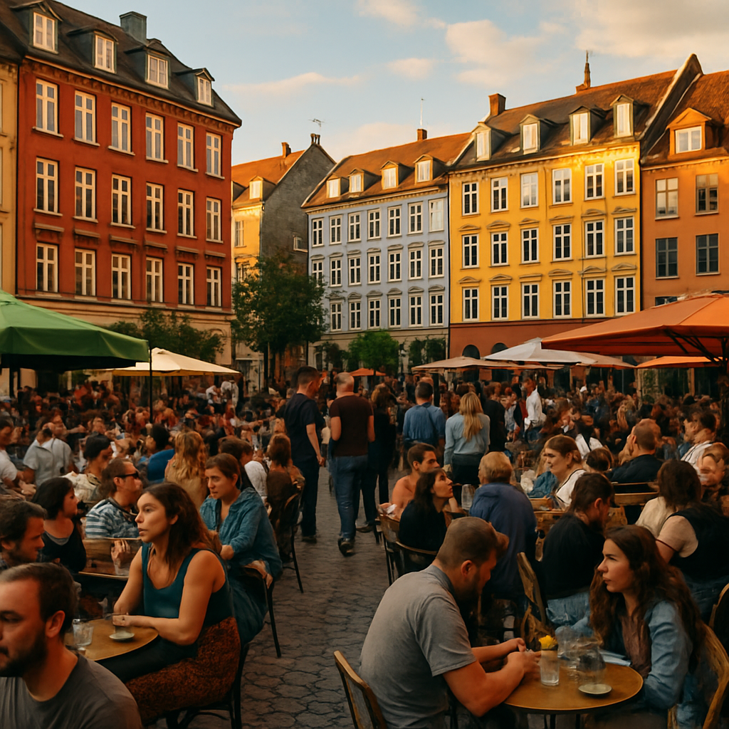 Illustration of Sankt Hans Torv & Nørrebro