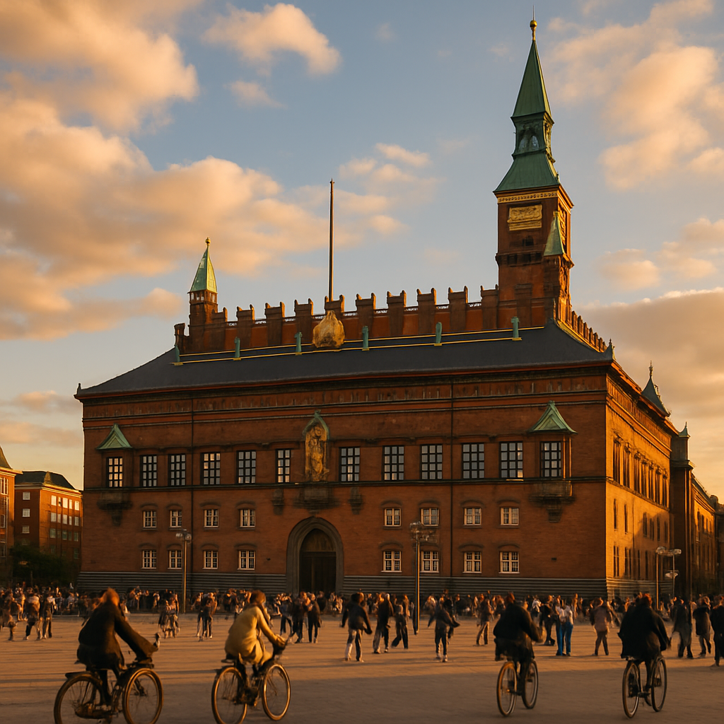 Illustration of Rådhuspladsen (City Hall Square)