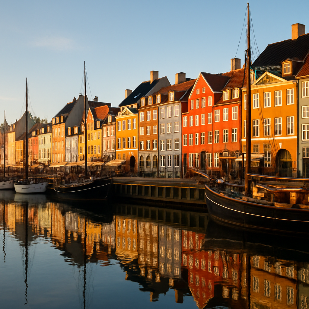 Illustration of Nyhavn