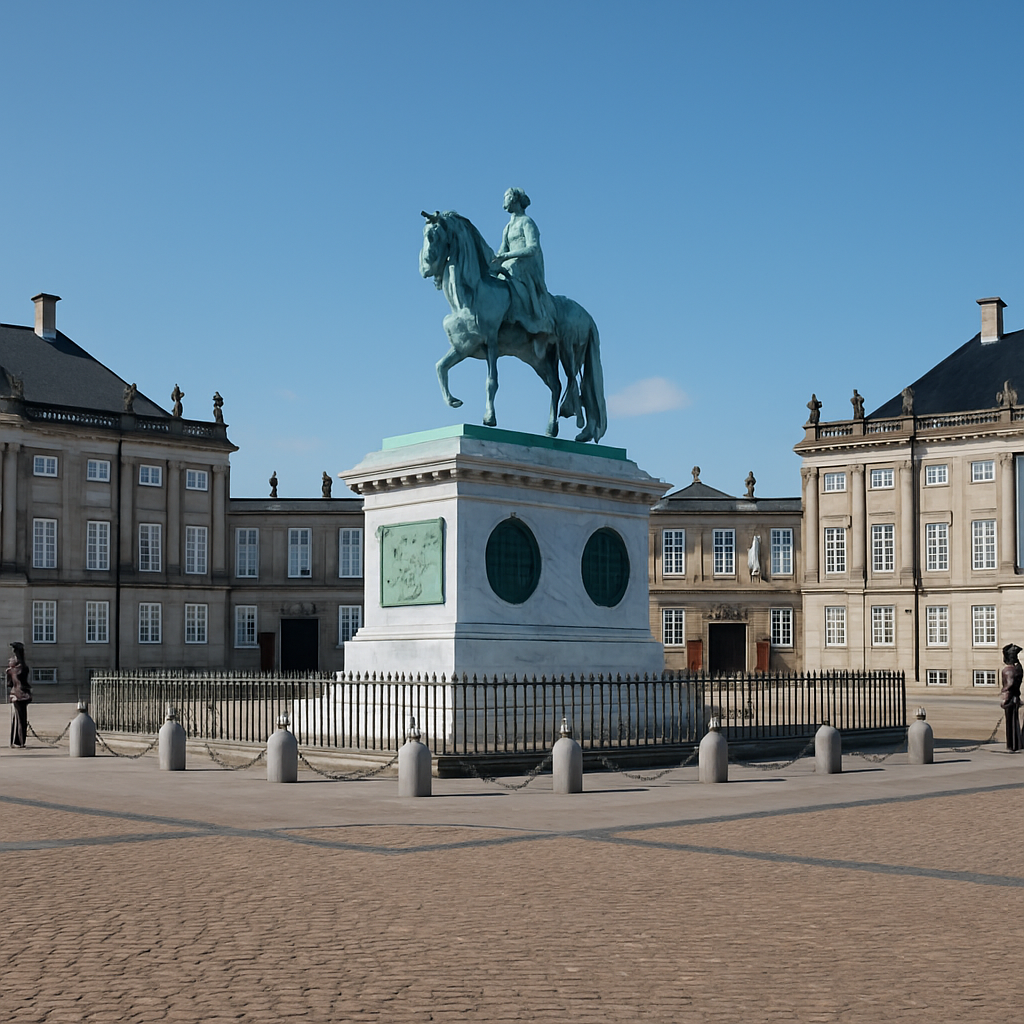Illustration of Amalienborg Palace