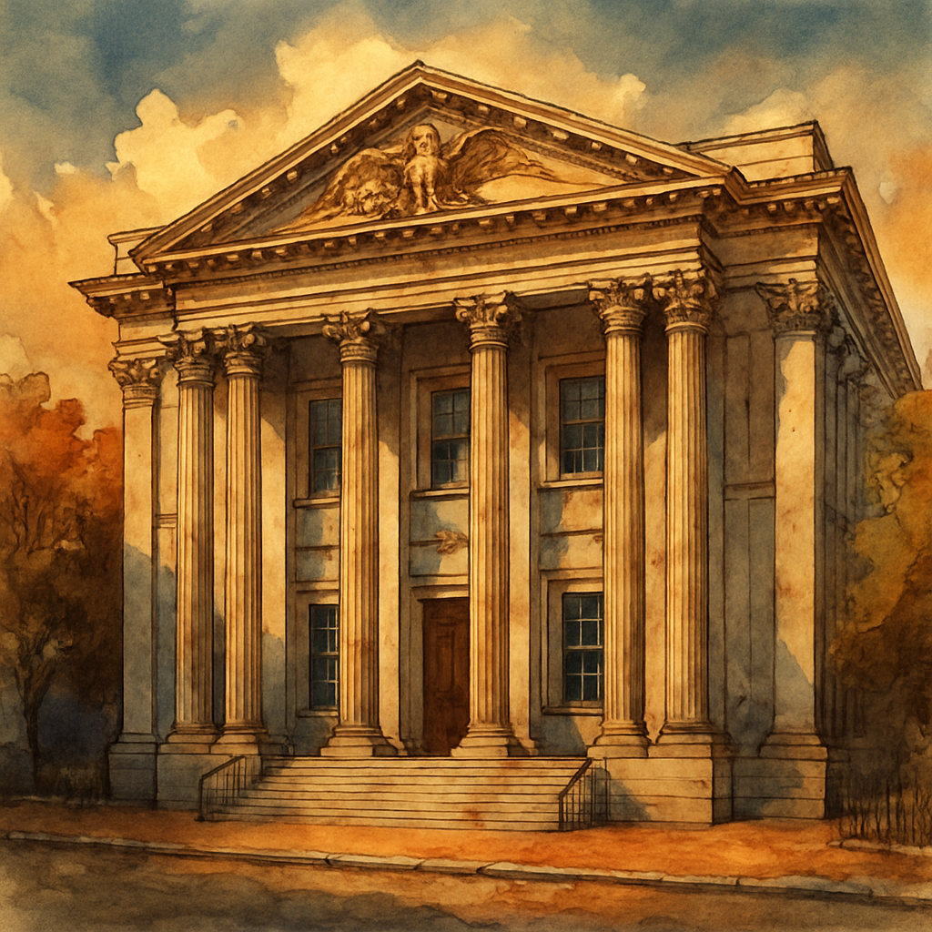 Illustration of First Bank of the United States