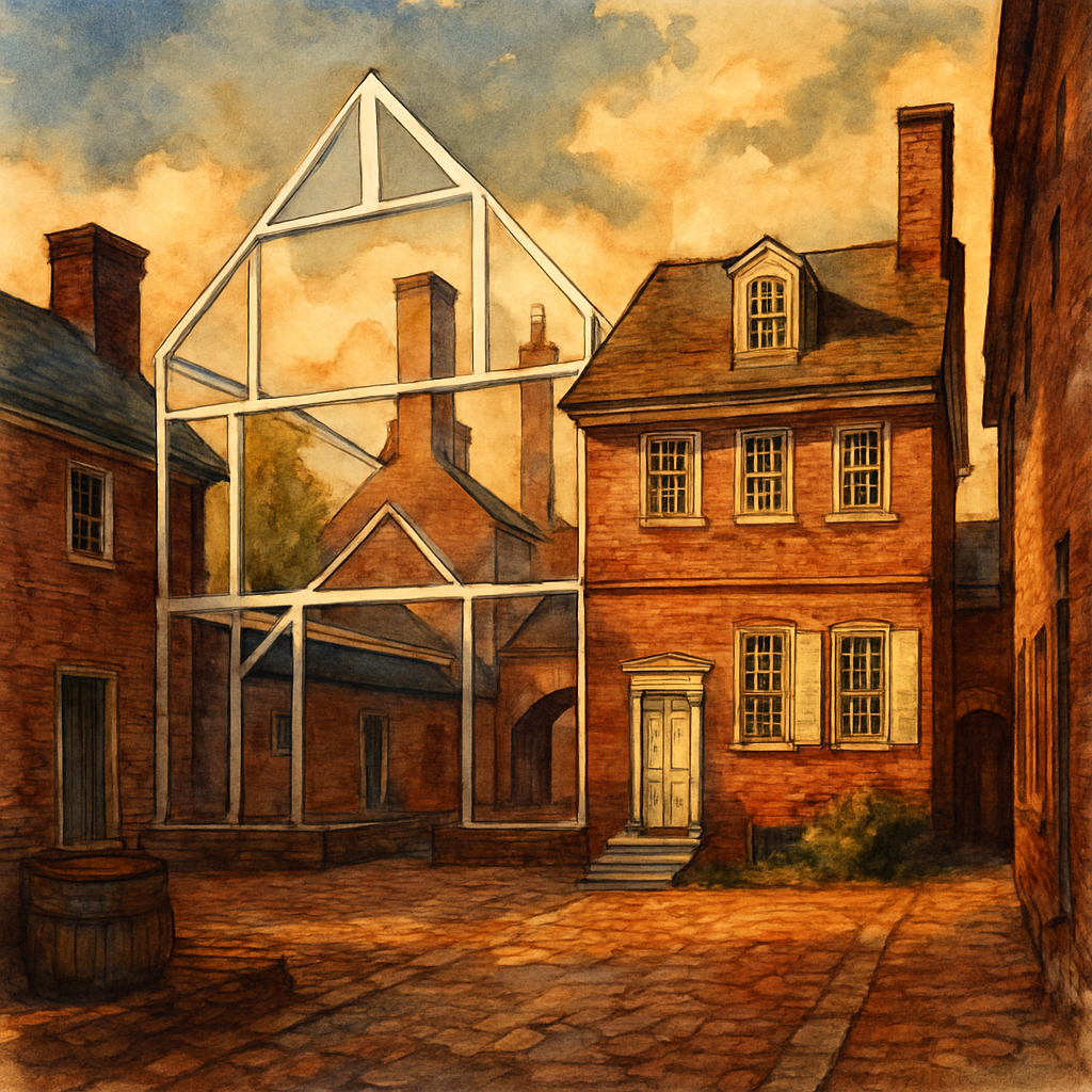 Illustration of Franklin Court