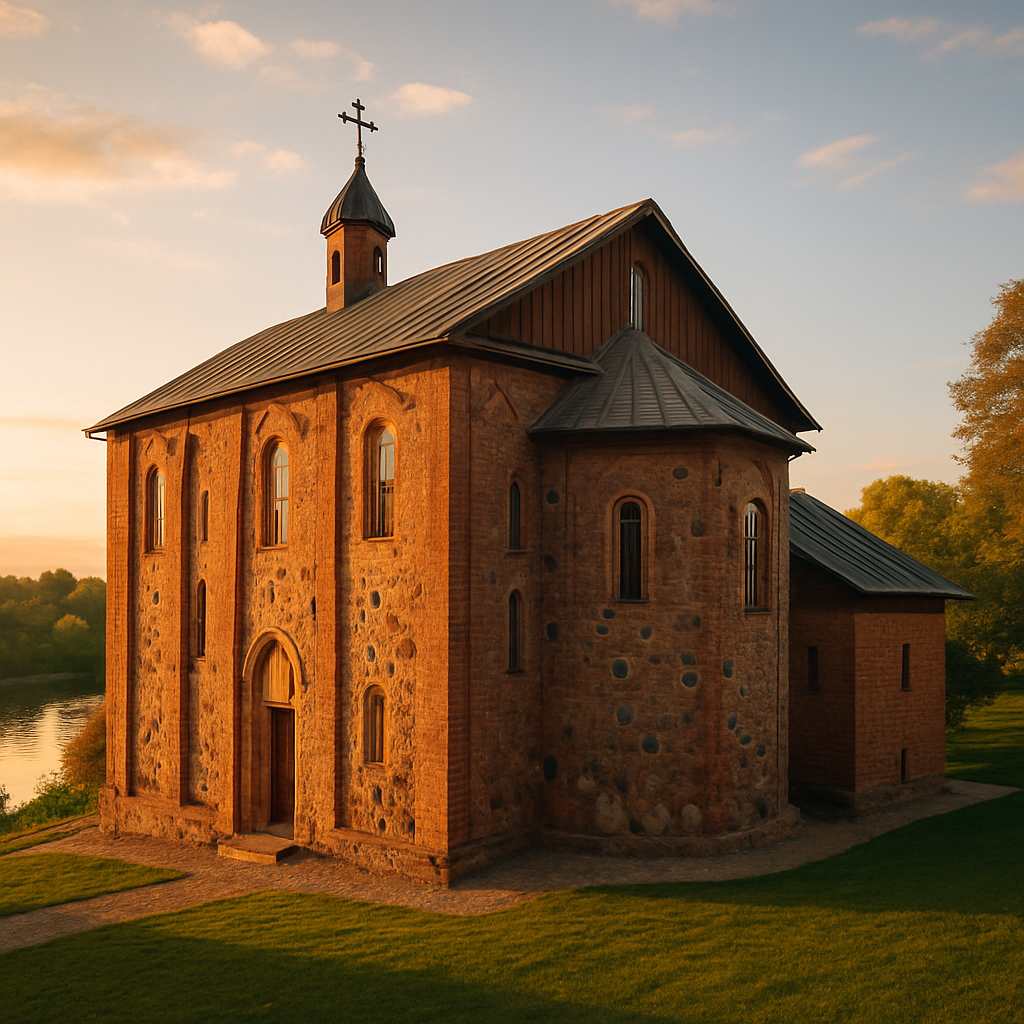 Illustration of Kalozha Church (Sts. Boris and Gleb)