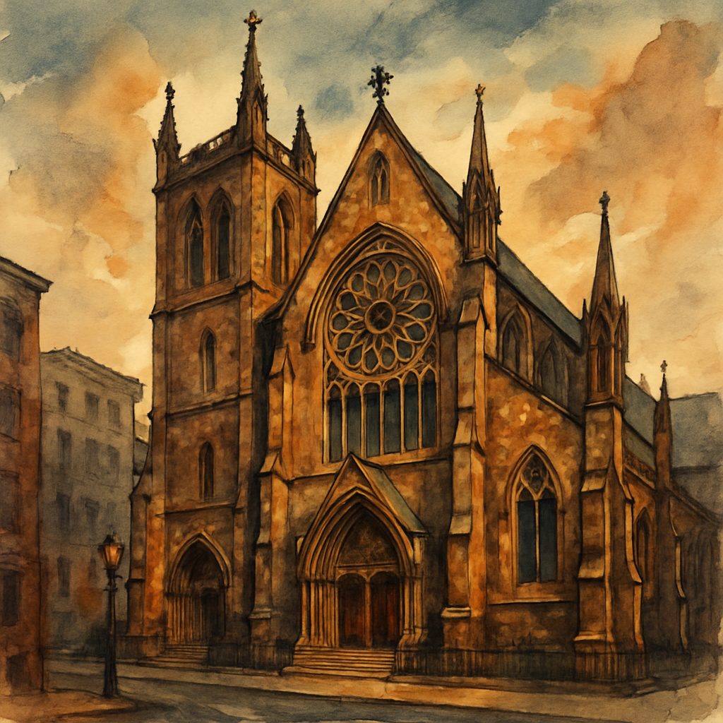Illustration of St. Mark's Episcopal Church