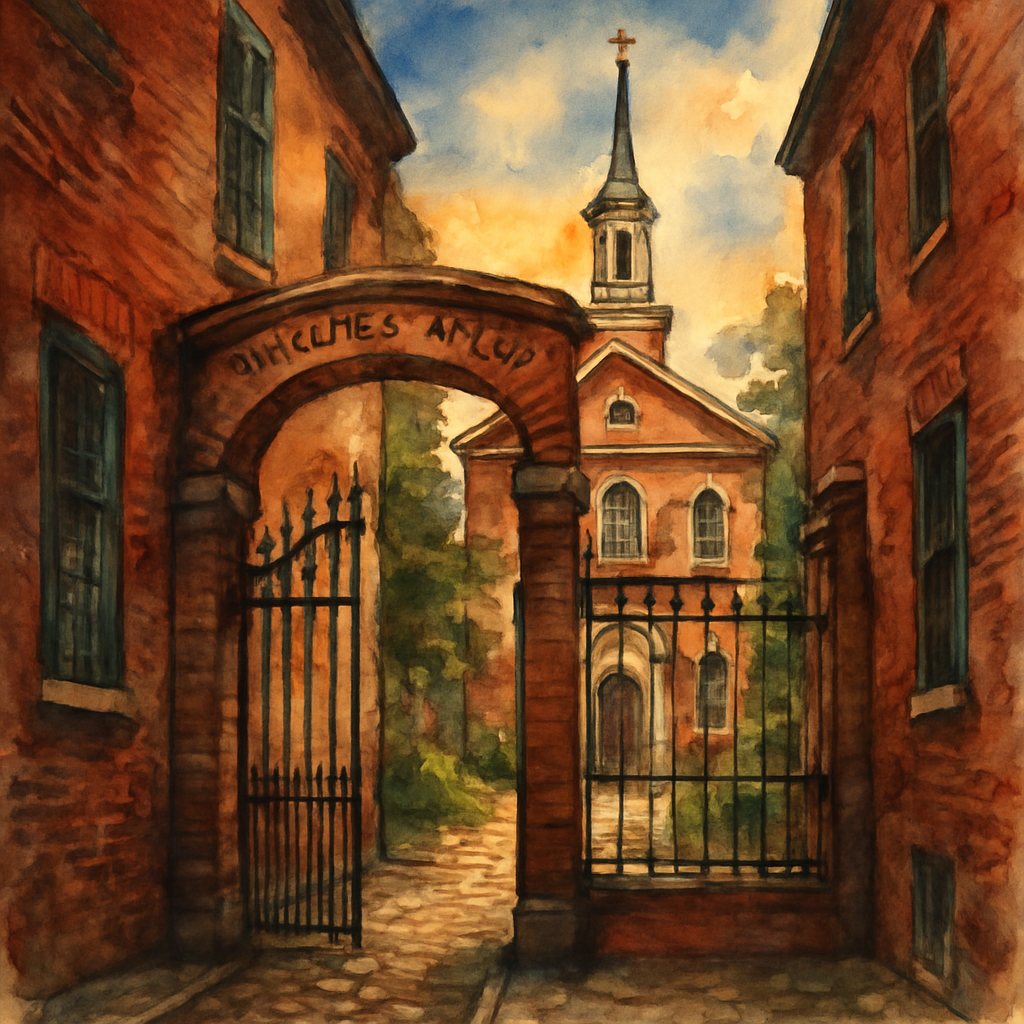 Illustration of Old St. Joseph's Church