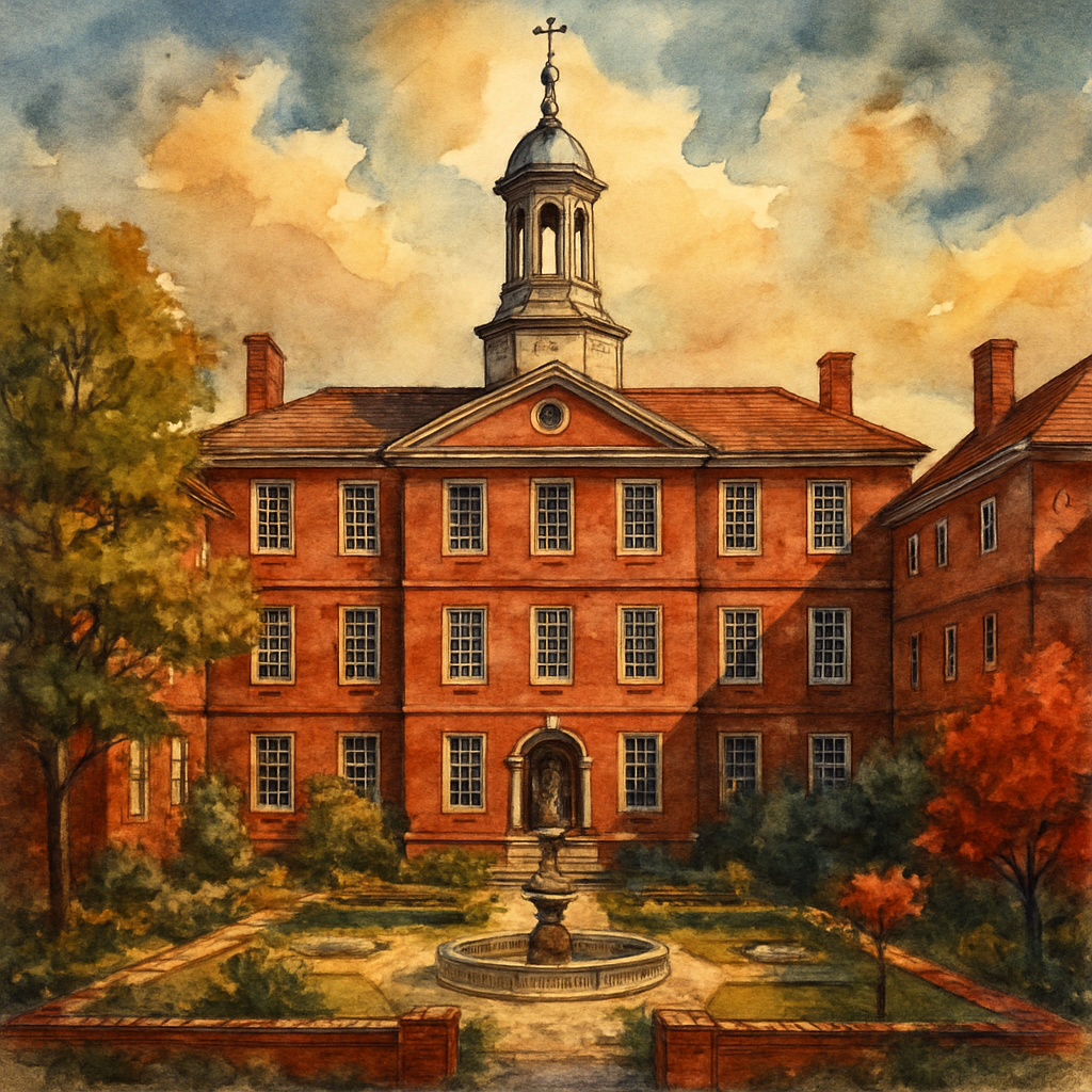 Illustration of Pennsylvania Hospital